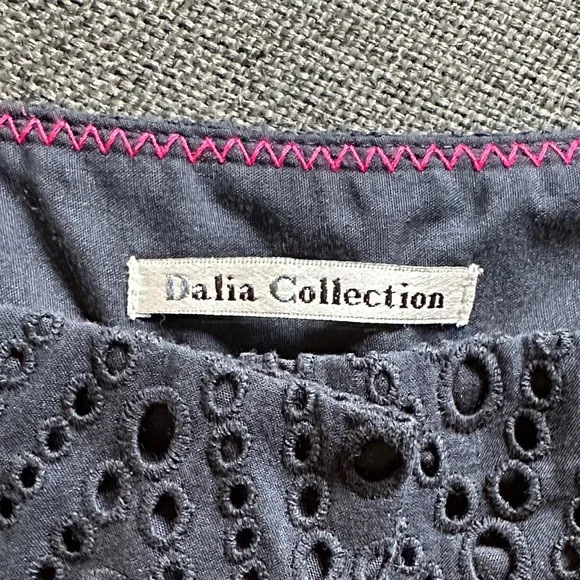 Dalia Collection Black Eyelet Shorts - Picture 2 of 5